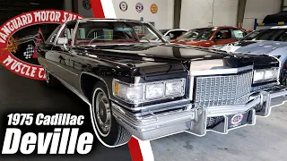 1975 Cadillac Coupe Deville For Sale Vanguard Motor Sales #2652