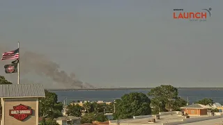 Lightning sparks 100+ acre wildfire in Merritt Island National Wildlife Refuge in Florida