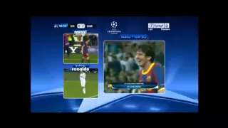 Reaccion de cristiano al gol de messi-semis champions-madrid 0 - barça 2(audio COPE)