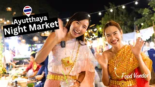 HIDDEN GEM Night Market You Never Knew Existed in Ayutthaya!🇹🇭(ตลาดอยุธยา)