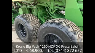 Krone Big Pack 1290 HDP XC Presa Baloti