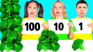 100 Шарів їжі Челендж #1 від HAHANOM Challenge