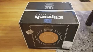 Klipsch R-10SWi Subwoofer Unboxing