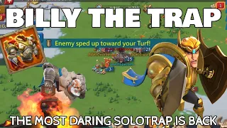 BILLY THE TRAP! - BILLY GOING CRAZY ON HIS SOLOTRAP TAKING RALLIES! BIG 500K SOLO! - Lords Mobile