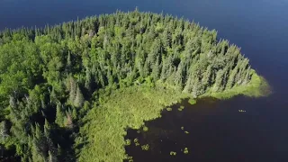 Falcon Lake Manitoba! Amazing Aerial Views of the Falcon Lake with Relaxation Music