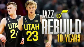 TOO MUCH YOUNG TALENT! 10 Year Utah Jazz Rebuild in NBA 2K24