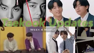 [Taekook updates] What happened in Week 4 March 2022 | fewer updates, but big weeks coming up!!💜💚