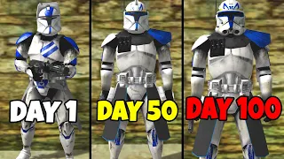 Can Captain Rex survive 100 DAYS in CLONE WARS?! - Men of War: Star Wars mod Battle Simulator