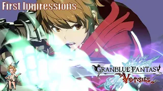 Granblue Fantasy Versus Closed Beta | First Impression