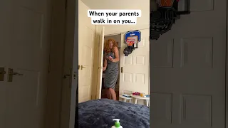 When your parents walk in on you… #comedy #funny #sketch #shorts