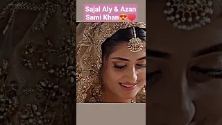Sajal Ali Romance With Azan Sami Khan #shorts #sajalaly