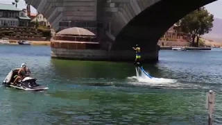 Slice of Lake Life in Havasu - Flyboarding at the Channel