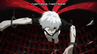 tokyo ghoul : kaneki leg twisting