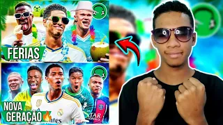 2 em 1 ♫ É FÉRIAS NO FUTEBOL pt. 2 (e no FutParódias) | ♫ A NOVA GERAÇÃO DO FUTEBOL! 🔥 (REACT)