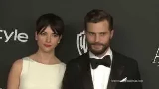 January 11th, 2015 - JAMIE DORNAN attends InStyle And Warner Bros. Golden Globes after Party