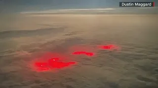 Mysterious red glow seen above Pacific Ocean