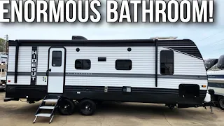 This RV bathroom is insane! Keystone Hideout 243RB