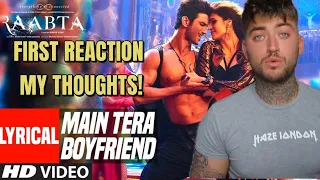 Arijit Singh -  main tera boyfriend Song REACTION! [Never Reacted to This Genre Of Music Before*]