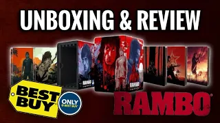 BEST BUY EXCLUSIVE STEELBOOKS! | RAMBO 4K STEELBOOK COLLECTION UNBOXING & REVIEW