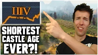 SHORTEST Castle Age EVER?! - Chinese vs Abbasid - AoE4 - Grubby