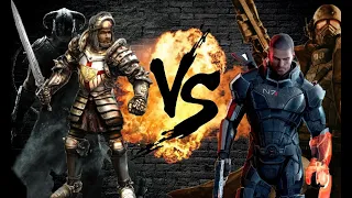 Рэп батл Gothic & The Elder Scrolls V: Skyrim  Vs Fallout & Mass Effect