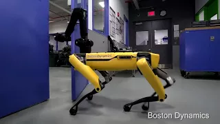 Watch Boston Dynamics' new robot dog open doors