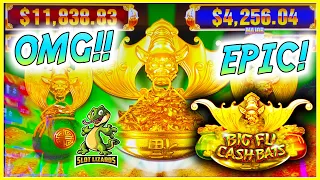 UNREAL HUGE BIG WIN SESSION! Big Fu Cash Bats * Bat Blessings * Slot! $5 TURNS INTO WHAT!?!