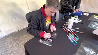 David Howard Thornton signing my 8x10