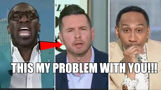 Shannon Sharpe YELLS At JJ Redick "LET ME TALK I LET YOU TALK" HEATED!