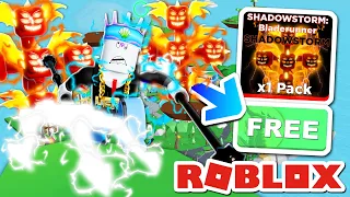 I got UNLIMITED SHADOWSTORM PETS in NINJA LEGENDS... (ROBLOX)