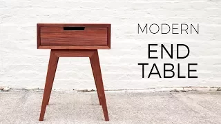 Modern End Table / Side Table | DIY Woodworking Projects