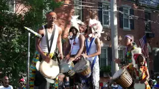 Universal African Dance & Drum Ensemble plays Odunde 2016