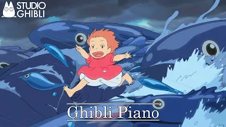 2 hour of Studio Ghibli | Relaxing Piano Music (relax, study, sleep) 🌱Best Instrumental Ghibli Music