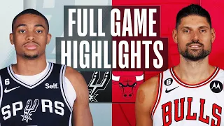 Game Recap: Bulls 128, Spurs 104
