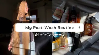 My Post-Wash and Blow-Dry Haircare Routine for Long, Healthy Hair