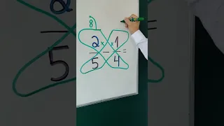 Método Borboleta: Subtração entre frações, aprenda agora com o Mr Bean da Matemática #shorts #fyp