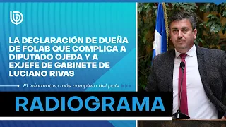 Declaración de dueña de Folab que complica a diputado Ojeda y a exjefe de gabinete de Luciano Rivas