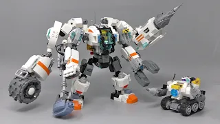 I Upgraded a LEGO Space Construction Mech and Little Bot (Viewers' Ideas)