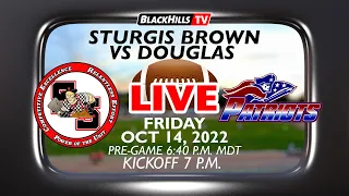 STURGIS BROWN FOOTBALL – Douglas Patriots at Sturgis Scoopers – LIVE