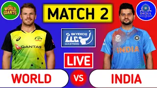 World Giants Vs India Maharajas Live | Match 2 - Legends League Cricket 2023 | 2nd Innings