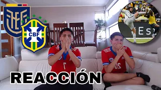 Ecuador vs Brasil 1-1 l Reacción de Chilenos l Clasificatorias Qatar 2022