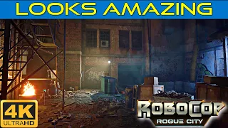 Robocop Rogue City Gameplay in 4k 60fps looks amazing RTX 3090 Ultra Settings