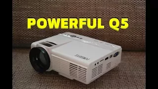 POWERFUL Q5 Проектор Projector (Распаковка Обзор)