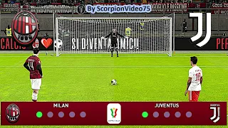 PES 2020 • Milan Vs Juventus Coppa Italia (Calci di Rigore)