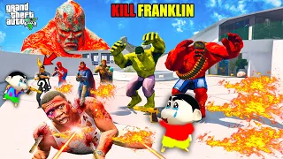 Everyone Tries To Kill Franklin in GTA 5 | GTA 5 AVENGERS