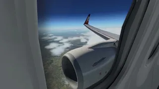 Prague (LKPR) - Split (LDSP) | Takeoff | Smartwings | Zibo mode 737-800 | XP11