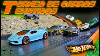 Carreras de Hot Wheels - Torneo de Carros Exóticos.