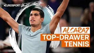 Carlos Alcaraz books his place in Round 4 after beating Korda | 2022 Roland Garros |Eurosport Tennis