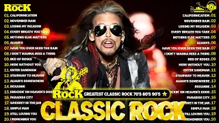 ACDC, Queen, Bon Jovi, Scorpions, Guns N Roses, Aerosmith - Best Classic Rock Songs 80's 90's