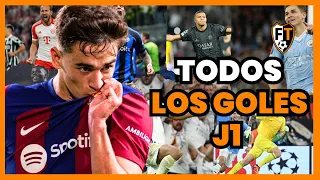 Todos los  Goles de la Jornada 1 de la Champions League | Resumen